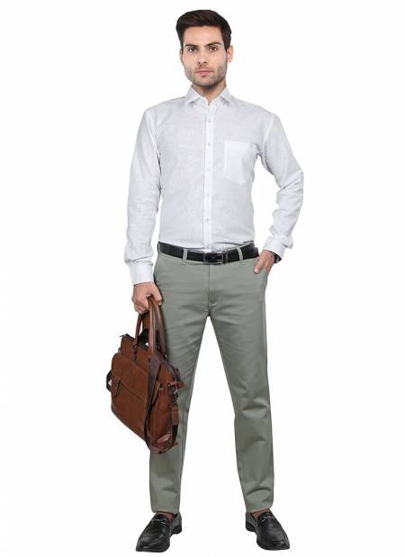 Outluk 1426 Office Regular Wear Checkered Cotton Mens Shirt Collection 1426-WHITE